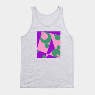 Geometric abstraction with many random figures. Tank Top